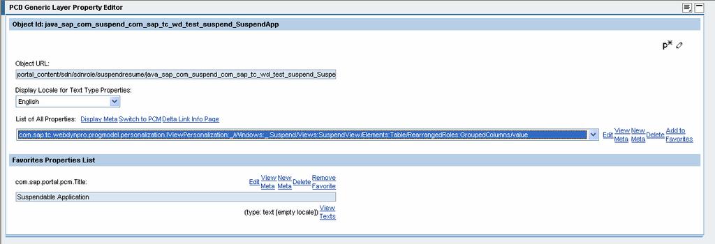 The Web Dynpro page builder debug screen The Web Dynpro page builder debug screen provides you additional information about the communication between the Web Dynpro page builder and the embedded Web