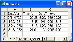 Date Value Anomalies between SAS and Excel Excel dates are represented by positive integers from 1 through 65,380 that represent dates from 1/1/1900 through 12/31/2078.