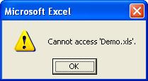 Access to the Excel Workbook You cannot open an Excel workbook that is linked to SAS through an active libref using the excel engine. SAS has exclusive rights to the file.