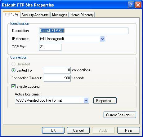 5.2 Windows XP Fig. 5-41 Click Home Directory. Fig. 5-42 Set as below.