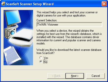 SETTING UP YOUR SCANNER TO WORK WITH PAPERPORT 103 To setup your scanner: 1.