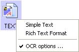 CONFIGURING THE ONETOUCH BUTTON OPTIONS 45 SCANNING WITH OPTICAL CHARACTER RECOGNITION (OCR) Optical Character Recognition (OCR) converts text and numbers on a scanned page into editable text and