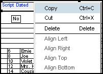 Align Left 1. Select Align a first Right box, and then the second box to be aligned. 2. Make a selection from the Alignment drop-down menu located on the toolbar. Align Top Align Bottom Or 1.