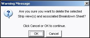 3. Click OK. The strip will be deleted from the Stripboard, as well as the associated Breakdown Sheet. Delete Multiple Strips in Consecutive Order 1. Select the strip and hold down the Shift Key. 2.