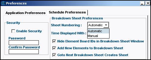 . Sheet Numbering Mode Movie Magic Scheduling 5 has the option to use either automatic or manual Breakdown Sheet numbering. 1.