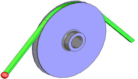 Pulley Element The pulley element is used to represent simple pulleys to rotate objects in most