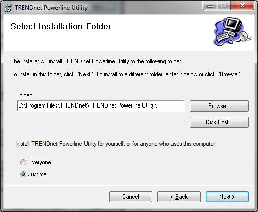 11. In the Select Installation Folder window, click Next. 12.