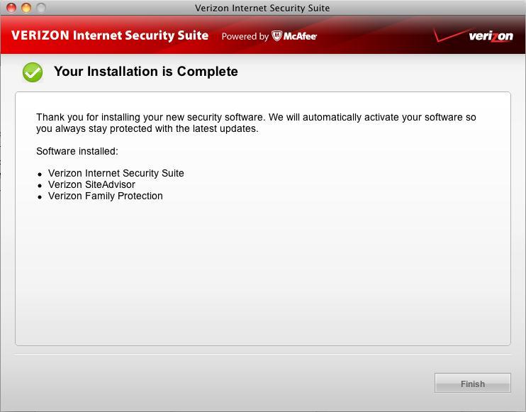 Chapter 3 Installing Verizon Internet Security Suite 17 3
