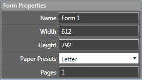 Label The Label tool allows you to create text labels on the form.
