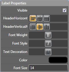 Label Properties When you select a field on the form, the Label Properties box will appear in the right menu.