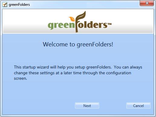Opening GreenFolders for the First Time If your system administrator has not already identified a GreenFolders server, you will be prompted with the GreenFolders server configuration screen.