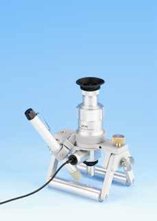 PEAK stand microscope 2034-CIL-20-MST-B Special version for Brinell hardness measurement 20 x 7.2 mm 6 mm 0.05 mm running from left 0 to right 35.0 mm 0.06 35.
