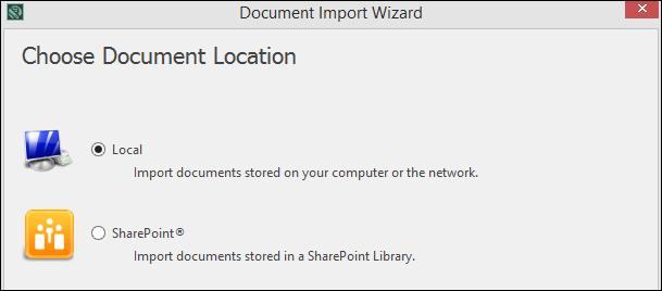 CHAPTER 3 Importing a Document Our project is created, but since we chose the "Import existing files" option, the Document Import Wizard opens. 1.