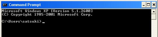 (If using Windows Vista, right-click on [Command Prompt] and select [Run as administrator].) On Windows XP: 2.