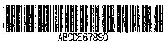 <Print result sample> Please set the barcode