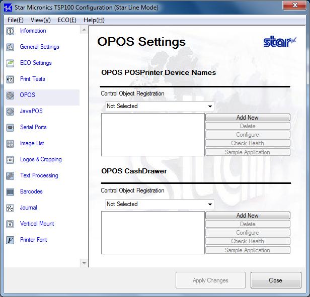 4.6. OPOS Installation <Star Line mode only> The OPOS printer driver is included with the Windows driver installation.