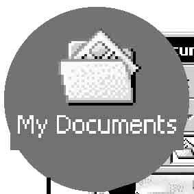 This section describes an example of copying images to the My Documents folder.