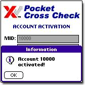 ). If successful, a message box will request a name verification of your merchant account. 5. Click on the OK button.