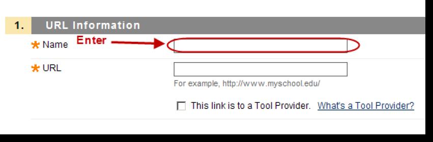 and then select URL (under Create)