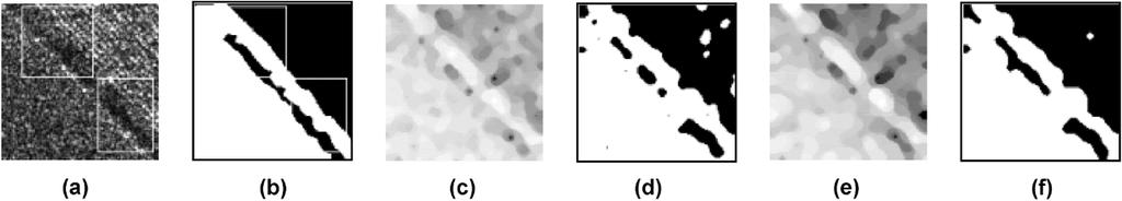 544 IEEE TRANSACTIONS ON SYSTEMS, MAN, AND CYBERNETICS PART B: CYBERNETICS, VOL. 35, NO. 3, JUNE 2005 Fig. 11. Training SAR image containing field. (a) Field versus grass. (b) Ground-truth.