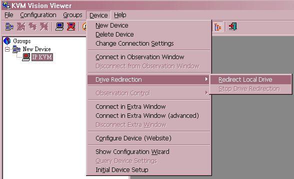 In the Drive to redirect option, select the local drive you want to share with the remote computer, which could be Floppy disc, CD-ROMs, USB- Sticks