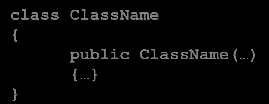 Thân của lớp Phương thức Constructor Constructor Cú pháp class ClassName public ClassName( ) Chú ý Construtor được gọi tự động khi một instance của lớp được tạo.