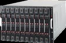 MicroBlade /SuperBlade Server Solutions 7U SuperBlade Enclosures and Cabinet Best Density Up to 20 DP Nodes (Intel Xeon Processor E5-2600 v4/v3) Up to 10 MP Nodes