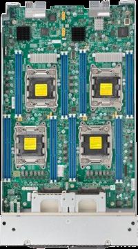 7U SuperBlade X9 MP/DP Servers Quad Intel Xeon Processor E5-4600/E5-4600 v2 Product Families or Dual Intel Xeon Processor E5-2600/E5-2600 v2 Product Families Supported Quad Processor with 10G