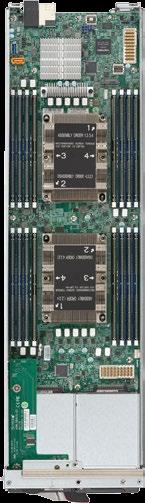 MicroBlade /SuperBlade Server Solutions New Generation SuperBlade X11 DP Servers Dual Next Generation Intel Xeon Processor Product Family Supported Dual-socket with Dual 10G Ethernet and NVMe in 4U