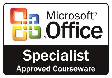 What does the Microsoft Office Specialist Approved Courseware logo represent? Only the finest courseware receives approval to bear the Microsoft Office Specialist logo.
