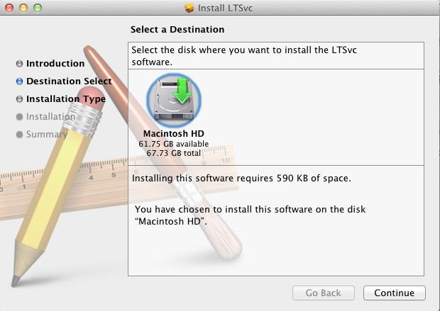 6. All available drives will be displayed; select the appropriate drive