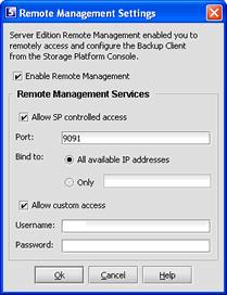 Additional Settings The Tools menu provides you with various options and settings that you can modify to enhance and streamline your Backup Client.
