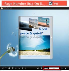 ii. Page Number Box on Bottom (only in Float Template) (2) Buttons Bar i.