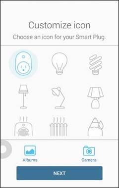 f. Here we can customize an icon for this Smart Plug.