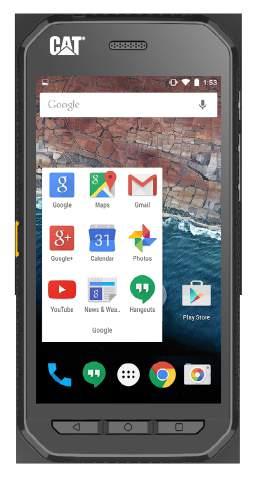 CAT S41 R449 Huge 5000 mah battery, up to 44 days standby time Military Standard 810G: Shock and drop proof Rear Camera: 13MP autofocus with LED flash, Front: 8MP *