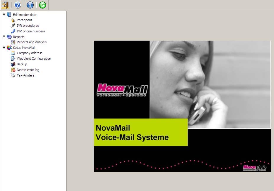 3.2.3. Configure NovaMail Application Use the Windows Start button to select the program NovaMail Webclient.