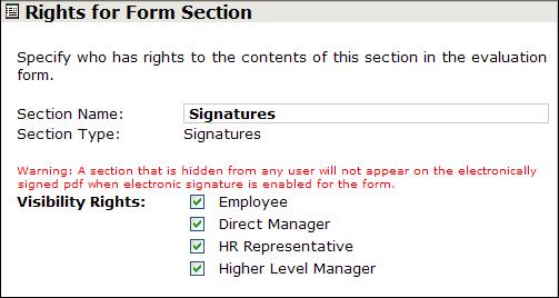 Chapter 6: Appraisal Form Sections To Grant Rights to View Sections 1 In the Appraisal Center, click the Process Details link for the appropriate appraisal.