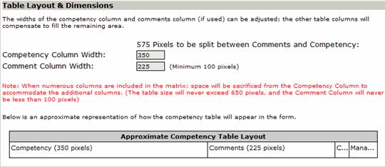 Working with Competency Sections 3 Select to have a 2nd Scale included and enter a Title for it as well (if required).