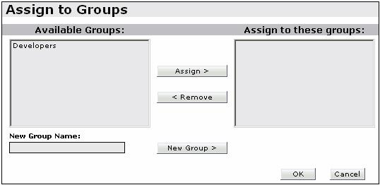 Chapter 10: Participant Center Assigning Participants to Groups From the Participant Center, you may assign participants to new or existing groups making it easier to manage processes.