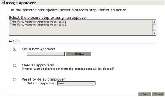 Assigning a Third Party Approver Assigning a Third Party Approver In addition to assigning a Third Party Approver when you first created the step (see Configuring a Third Party Approval Step on page