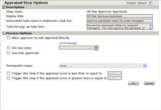 Creating a Conditional Approval Step To Create a Conditional Approval Step 1 In the Appraisal Center, click the Process Details link for the appropriate appraisal.