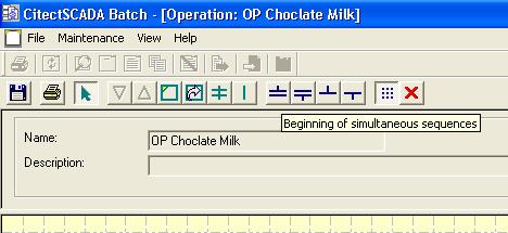 68 Click on the Beginning of simultaneous sequence icon then use the mouse to trace out a rectangle in a