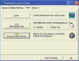 15L Touch Monitor Configure Rotate Function in Windows XP 64bit 1.