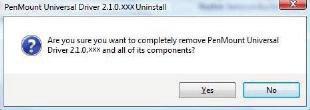 Uninstall PenMount Windows Universal Driver (for 2000/XP/2003/VISTA/7) 1.Exit PenMount Monitor (PM) in the notification area in advance. 2.Go to Control Panel, and then click Add/Remove program.