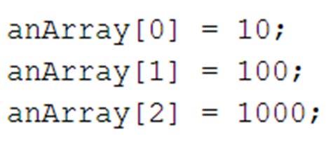 » Each element in the Array must then be given a value. One way to do this is:» Challenge: Declare an Array of type double called locationofbarcode.