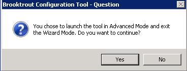 Click the Advanced Mode button in this window.