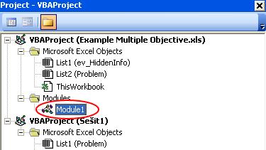 10 Opening the Examples The application is shipped with 2 Multiple Objective examples and 1 Single Objective example.