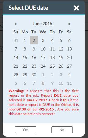 Entering Data into WellEz After clicking New Date a calendar will appear and allow you to select the report due date After you