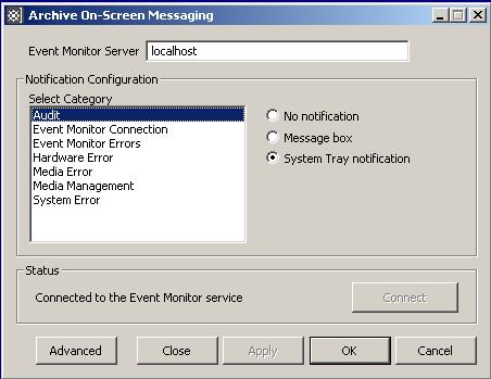 Alert Module 11.13 On-Screen Messaging About About On-Screen Messaging On-Screen Messaging is a program that may be run on the same server as the Event Monitor or a connected Windows client.
