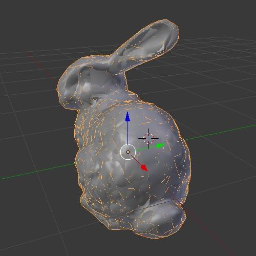 Baking a normal map of the